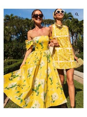Sunny Yellow Off-Shoulder Floral Midi Dress، rare to find it